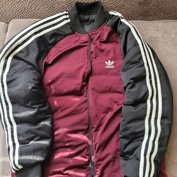 (RARE) MENS REVERSIBLE ADIDAS PUFFER COAT ( SIZE L ) - Picture 7 of 8